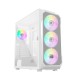 Ant Esports ICE-410TG Mesh ARGB White Gaming Cabinet